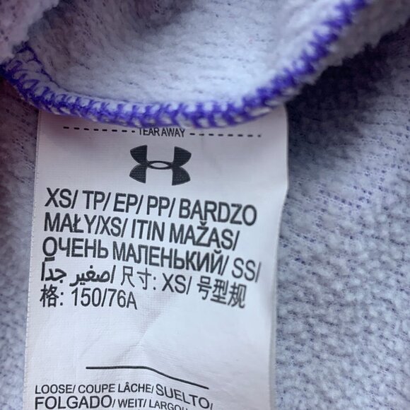 Under Armour Storm Cold Gear Marled Hoodie With Thumb Hole Cutouts Women's SZ XS - Picture 6 of 6